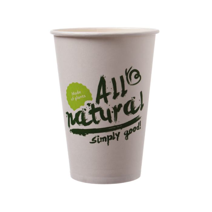 Kaffee Becher "All Natural" 0,3L Ø 9,0cm, wasserbasierende Beschichtung #klimaneutral